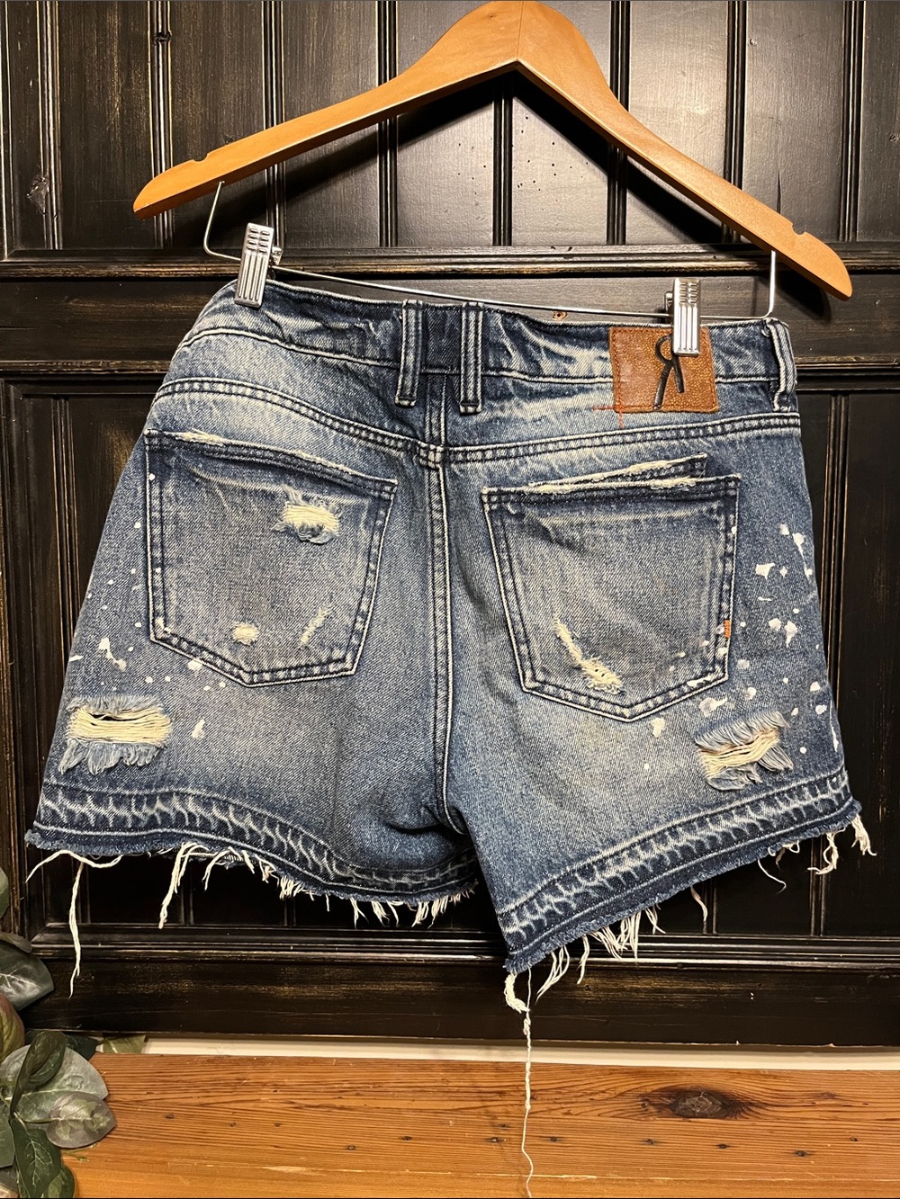 Remix By Rock Revival Distressed denim shorts size 29 - Picture 7 of 15
